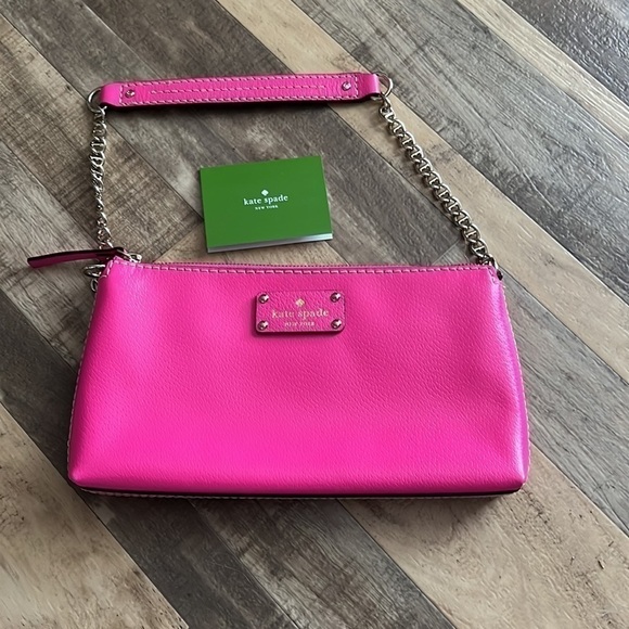 Kate Spade Pink Leather Clutch - Picture 3 of 10